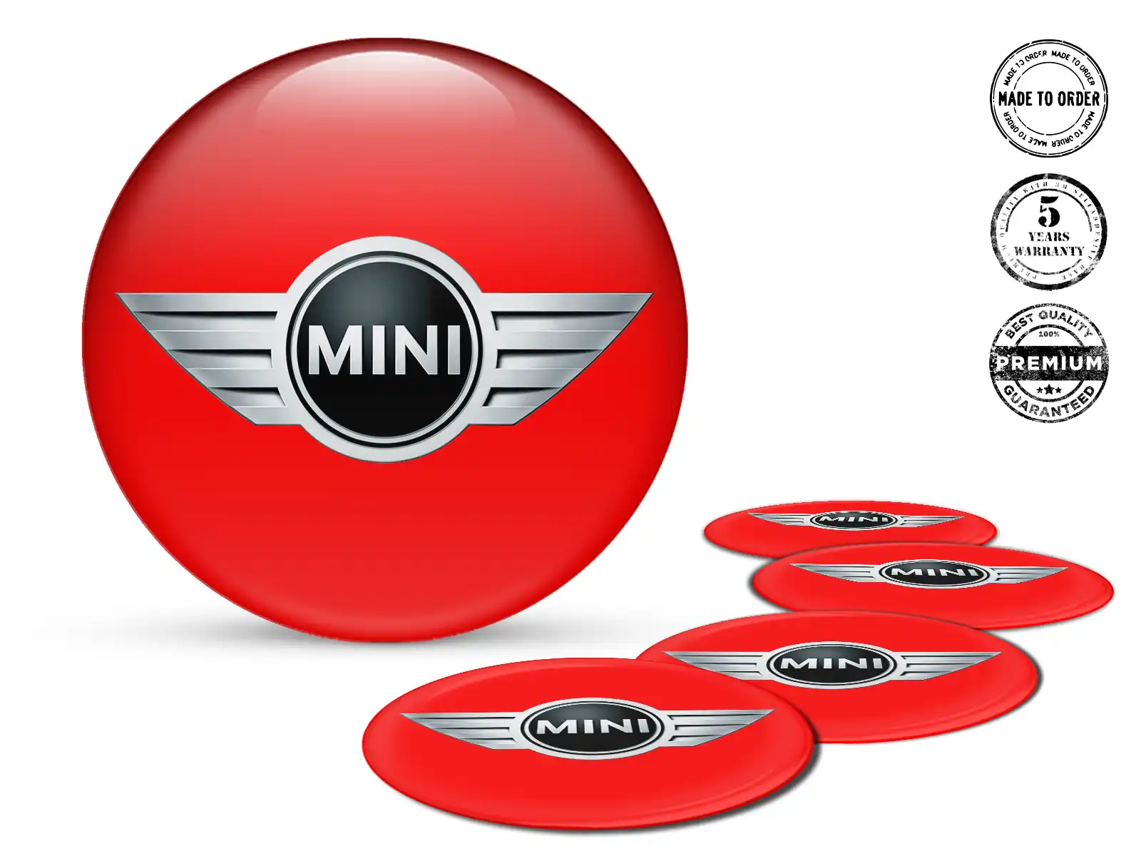 Mini Cooper Stickers Dome Edition Custom Resin Emblems